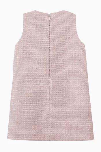 Powdered Petal Dress in Tweed