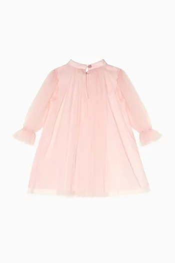 Sequin-Embellished Tulle Dress