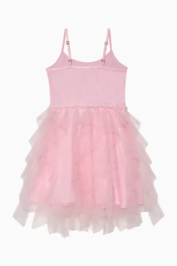 Ruffled Dress in Sequin-embellished