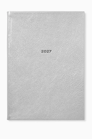 2027 Soho Weekly Diary in Metallic Leather