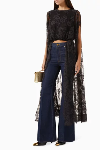 Valiant Lace Caped Top