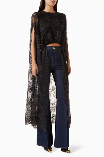 Valiant Lace Caped Top