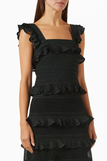 Valiant Frill Knit Cami Top