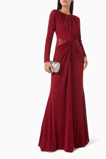 Knot-waist Dress
