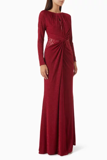 Knot-waist Dress