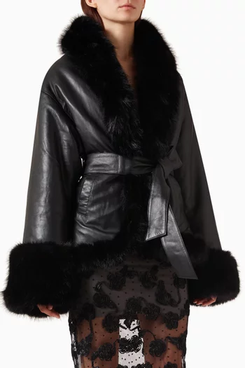 Bonded Jacket in Leather