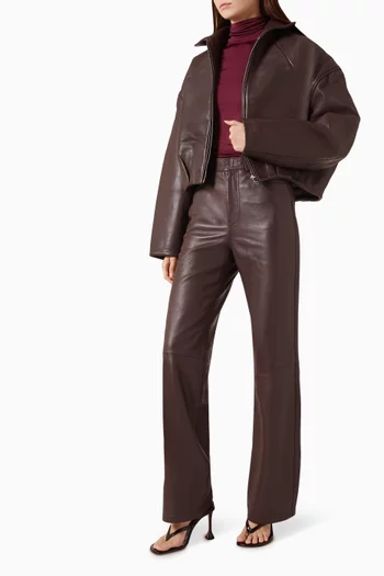 Bonded Jacket in Leather