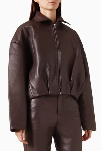 Bonded Jacket in Leather