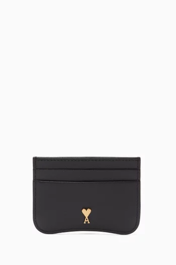 Paris Card Holder in Cowhide Leather