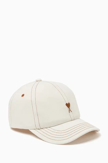 Ami de Coeur Cap in Washed Denim Cotton