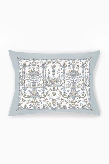Toile De Jouy Cushion in Satin