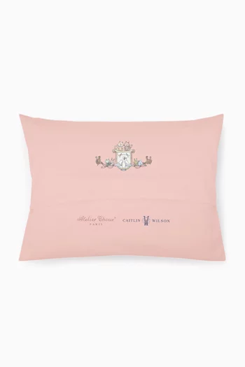 Toile De Jouy Cushion in Satin