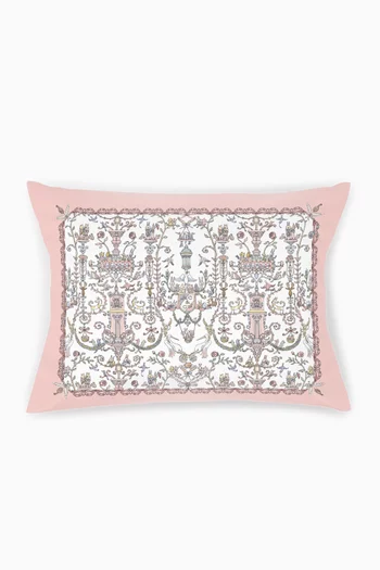 Toile De Jouy Cushion in Satin
