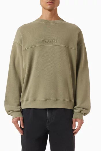 The Gens Washed Sweatshirt in Fleece