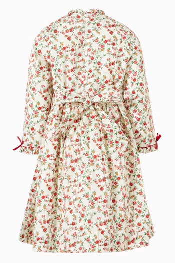 Rosaura Floral Dress in Cotton
