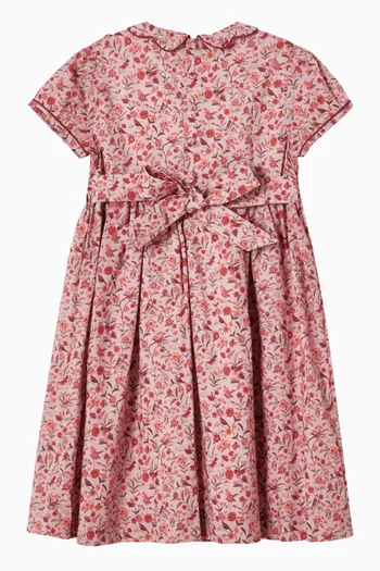 Scarlett Floral-printed Dress in Cotton