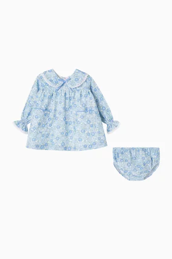 Maribel Baby Dress & Bloomers Set