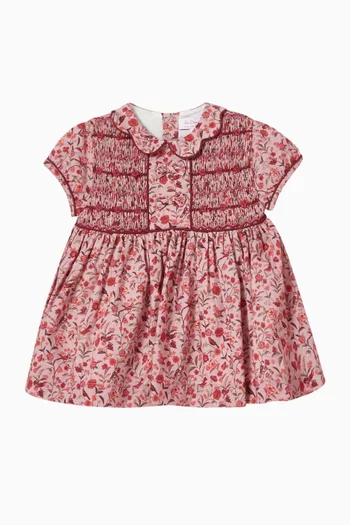 Scarlet Floral Dress & Bloomers Set