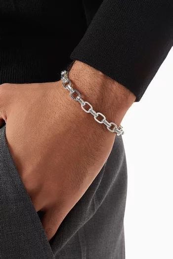 Outlaw Link Bracelet in Sterling Silver