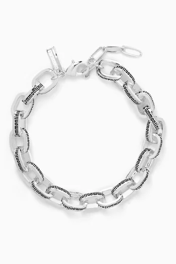 Outlaw Link Bracelet in Sterling Silver