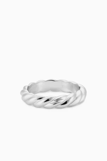 Twisted Ring in Sterling Silver
