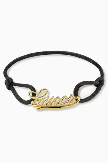 Script Cord Bracelet