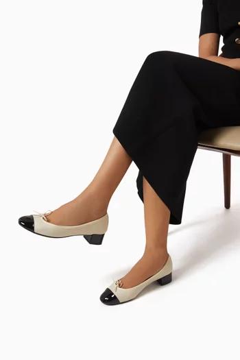 Alba Ballet Flats in Leather