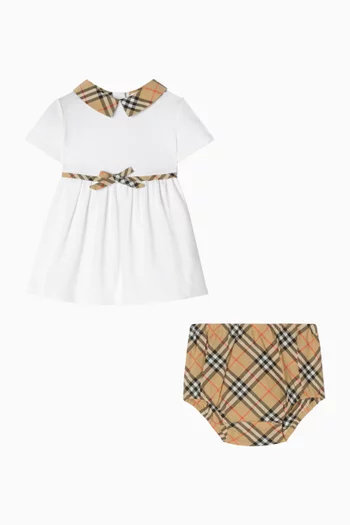Orla Check Dress in Cotton