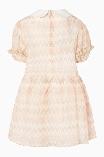 Zigzag-print Dress