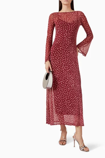 Aria Sheer Dress in Mesh
