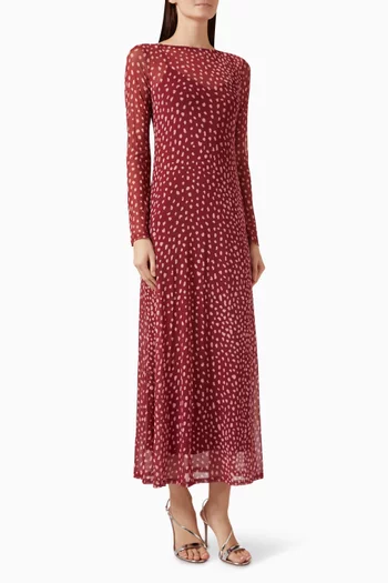 Aria Sheer Dress in Mesh