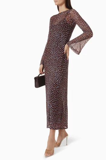 Aria Sheer Dress in Mesh