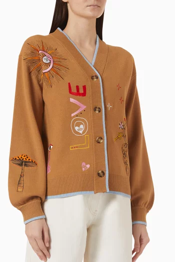 Amore Astrid Cardigan in Viscose Blend