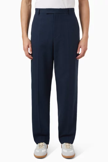 Pleated Pants in Cotton