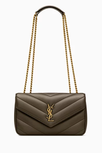 Small Loulou Shoulder Bag in Matelassé Lambskin
