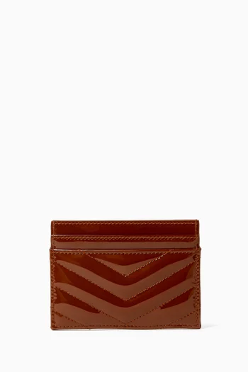 Cassandre Card Case in Patent Leather