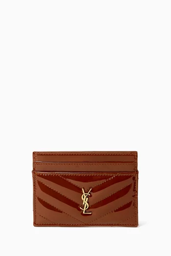 Cassandre Card Case in Patent Leather