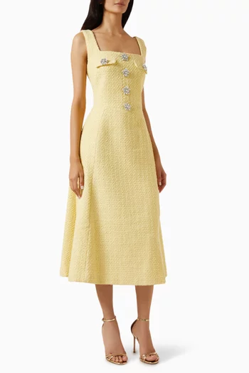 Ella Embellished Sequin Bouclé Dress