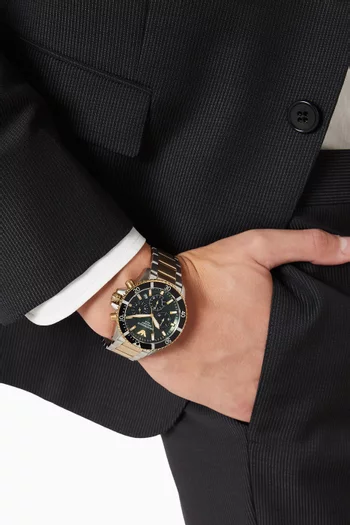 World Explorer Solar Chronograph Watch ,43mm