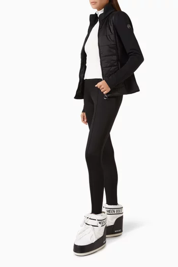 Linn Quilted Jacket in Satin-finish Nylon