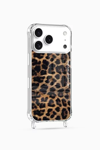 Leopard-print Magnetic Apple Iphone 17 Pro Max Cover