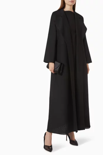 طقم عباية كتان، 3 قطع