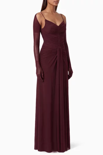 Cassandra Cutout Dress in Crepe-jersey