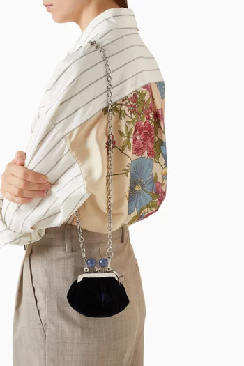 حقيبة باستشينو ميني مخمل قطني