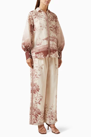 Freya Top & Pants Set in Linen