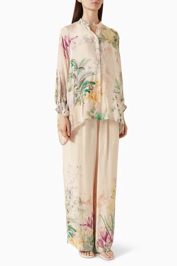 Elira Top & Pants Set in Viscose Crepe