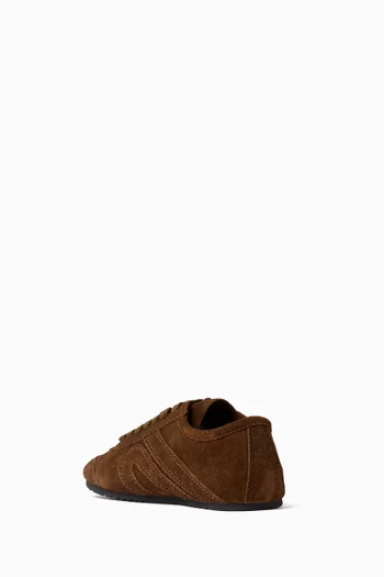Aleta Panelled Low-top Sneakers in Suede