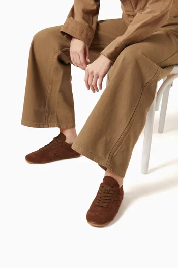 Aleta Panelled Low-top Sneakers in Suede
