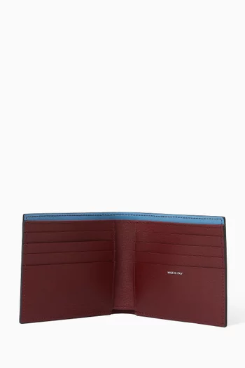 Logo Bi-fold Wallet in Leather