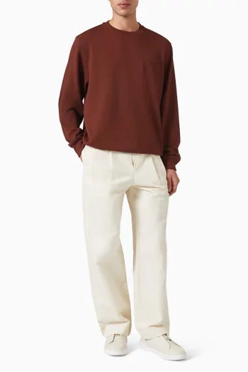 Happy Sweatshirt in Fleece